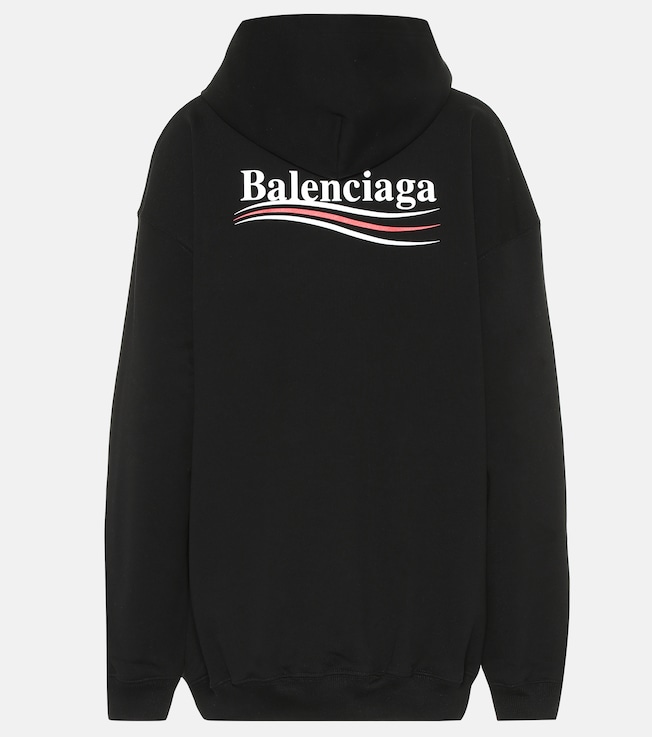 Logo cotton hoodie | Balenciaga