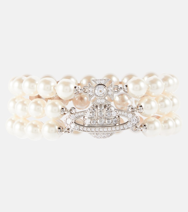 Graziella embellished faux pearl bracelet | Vivienne Westwood