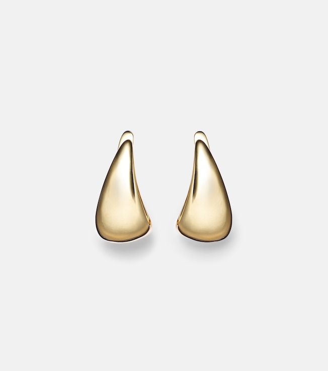 Claw 18kt gold earrings | Anita Ko