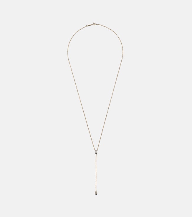 18kt gold necklace with diamonds | Anita Ko
