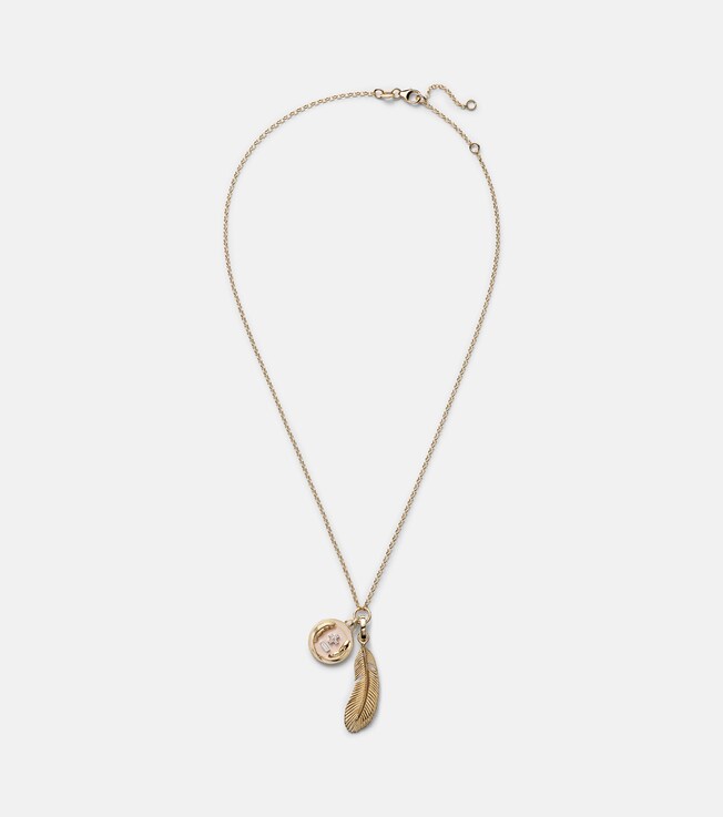 Vivacity 18kt gold pendant necklace with diamonds | FoundRae