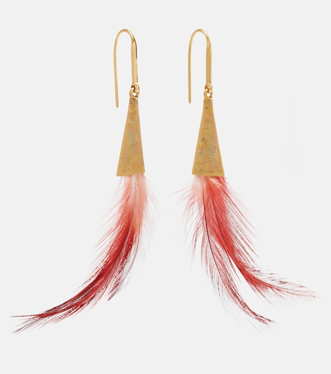 Feather pendant earrings | Isabel Marant