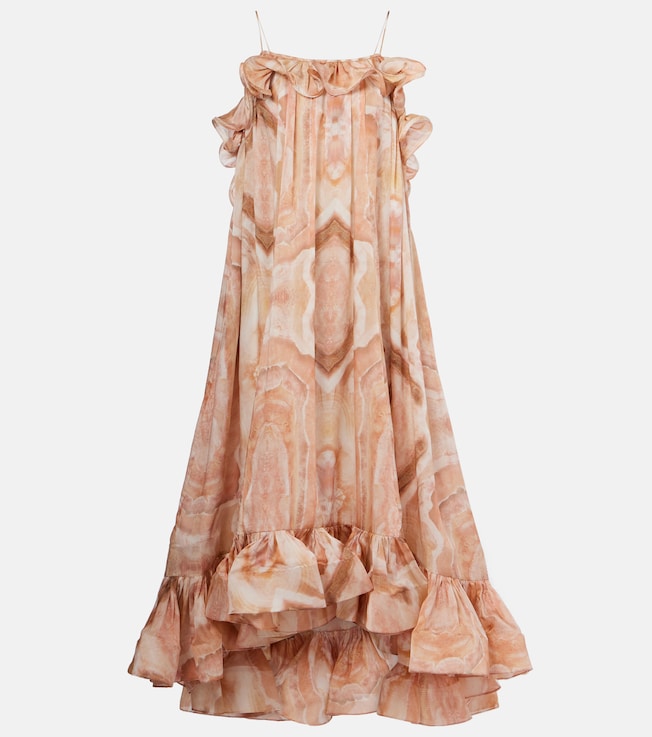 Illuminate printed silk maxi dress | Zimmermann