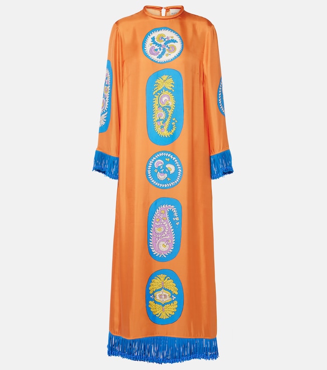 Luis silk midi dress | Alémais
