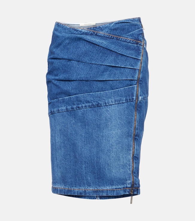Denim midi skirt | Nensi Dojaka