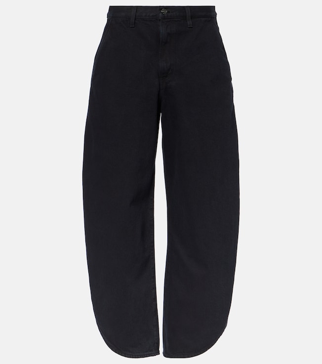 Boomerang mid-rise barrel-leg jeans | Frame