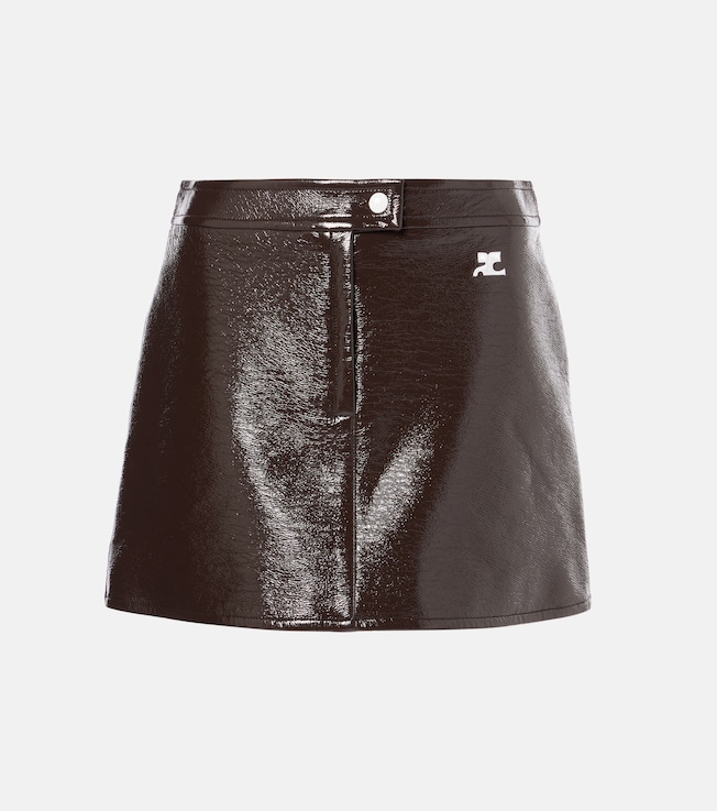 Reedition vinyl miniskirt | Courrèges