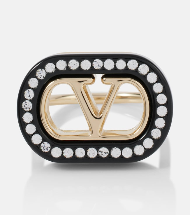 VLogo embellished ring | Valentino