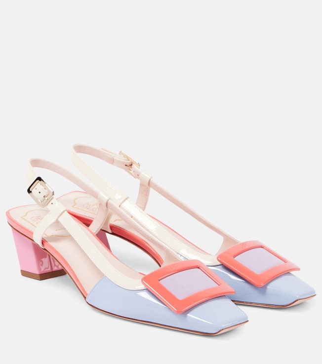Belle Vivier patent leather slingback pumps | Roger Vivier