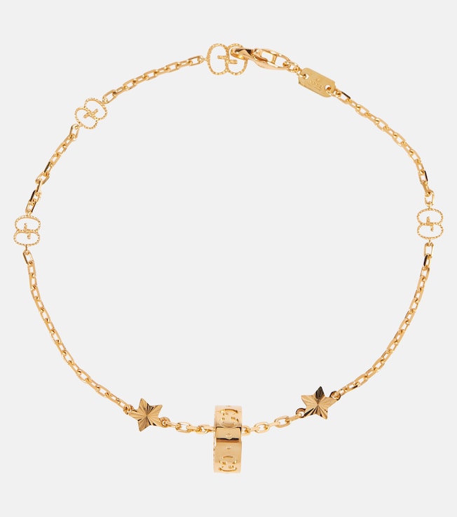 Icon Star 18kt yellow gold bracelet | Gucci