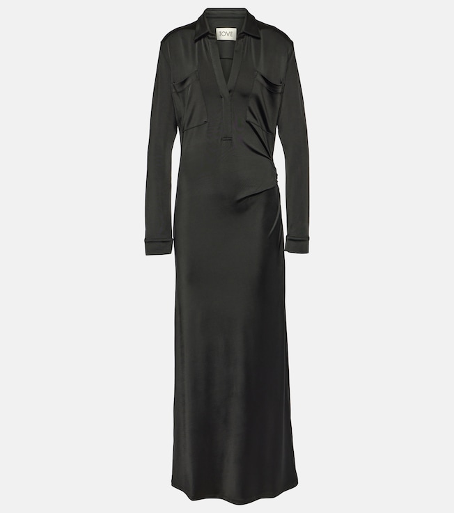 Iana V-neck maxi dress | Tove