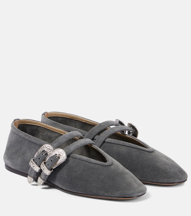 Claudia suede ballet flats | Le Monde Béryl