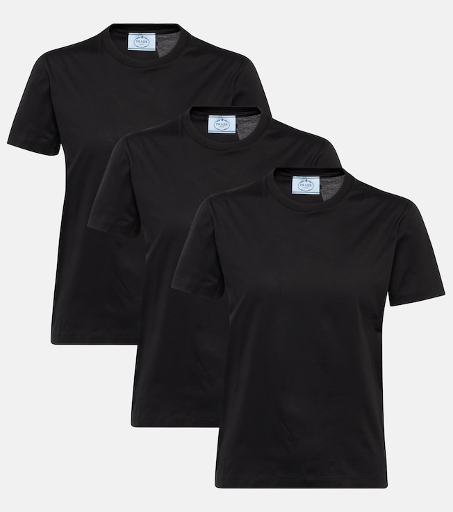 Pack of 3 cotton T-shirts | Prada