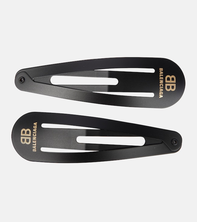 XXL set of two hair clips | Balenciaga