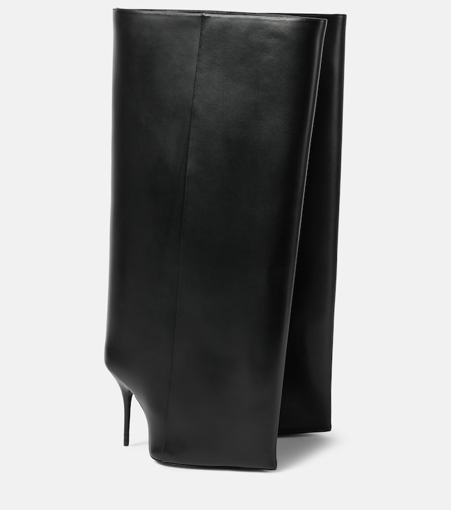 New Wander leather knee-high boots | Balenciaga