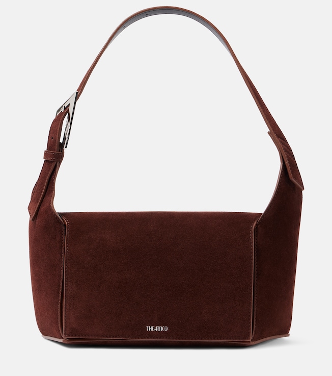 7/7 suede shoulder bag | The Attico