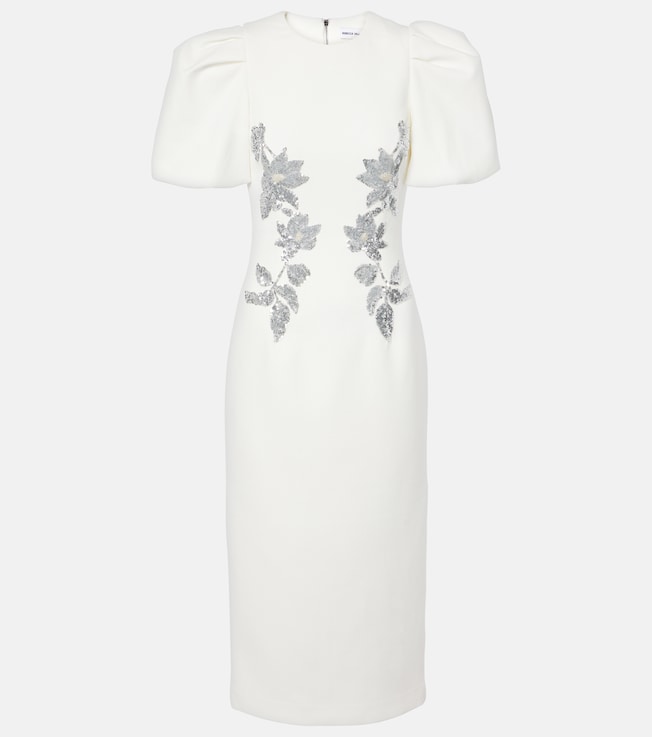 Bridal Lucilla embellished midi dress | Rebecca Vallance