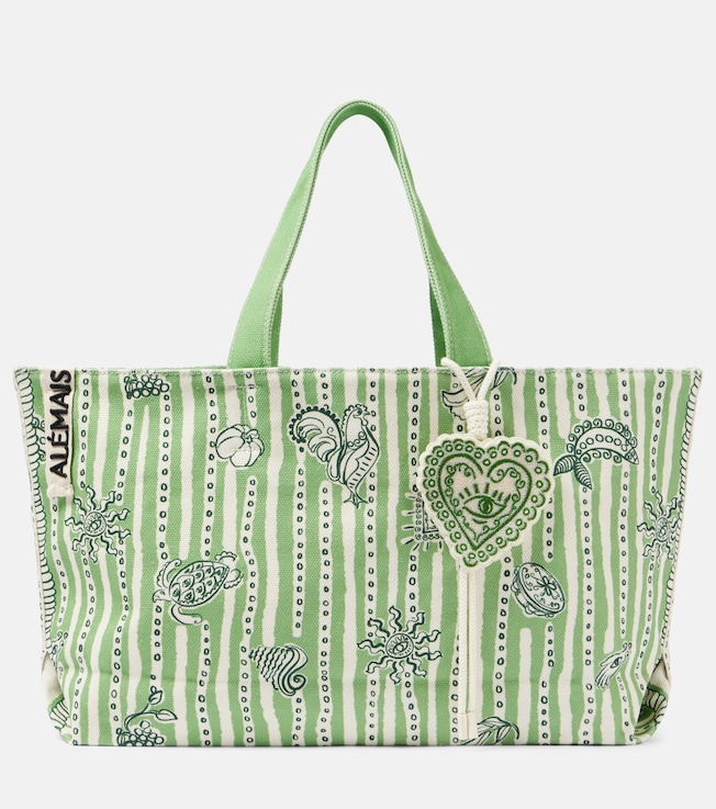 Lula Large printed canvas tote bag | Alémais