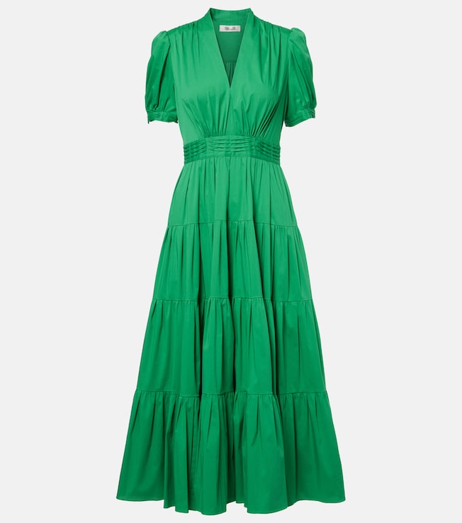 Darby cotton-blend maxi dress | Diane von Furstenberg