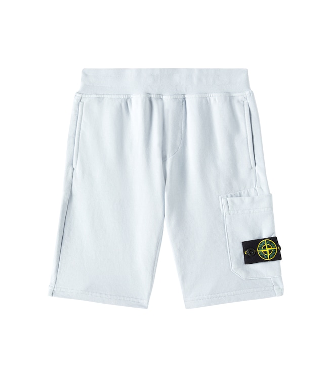 Compass cotton shorts | Stone Island Junior