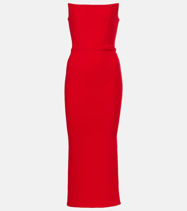 Crêpe corset dress | Alex Perry