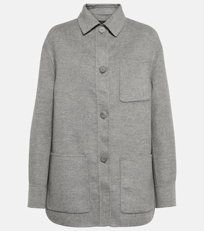Larson cashmere shirt jacket | Loro Piana