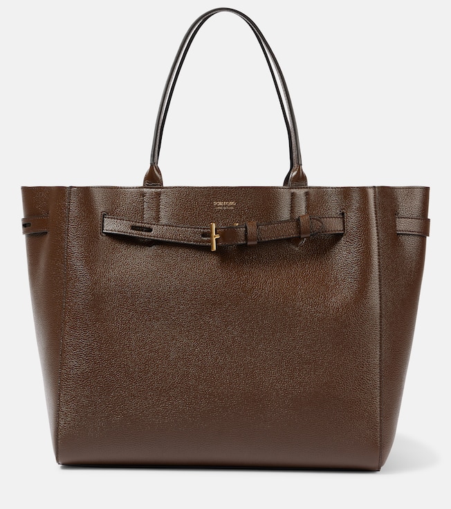 Audrey Large leather tote bag | Tom Ford