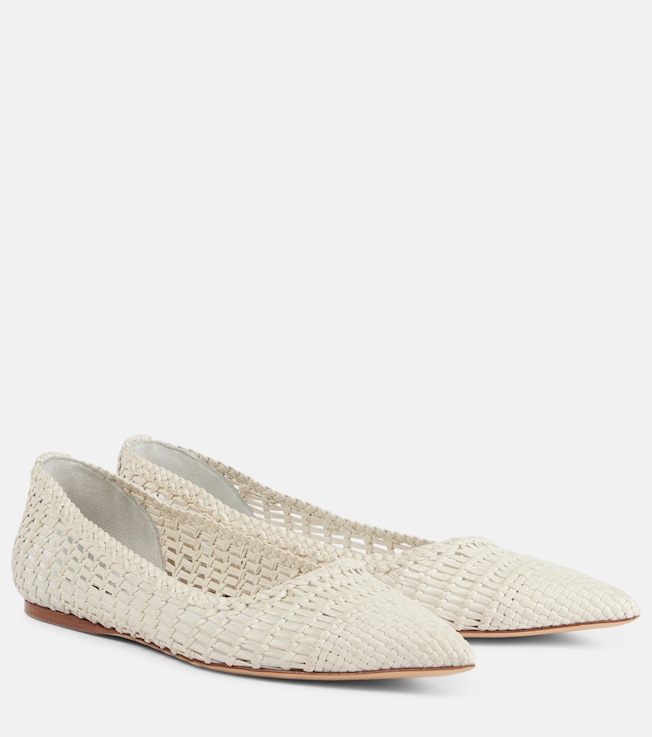 Milos woven leather ballet flats | Gabriela Hearst