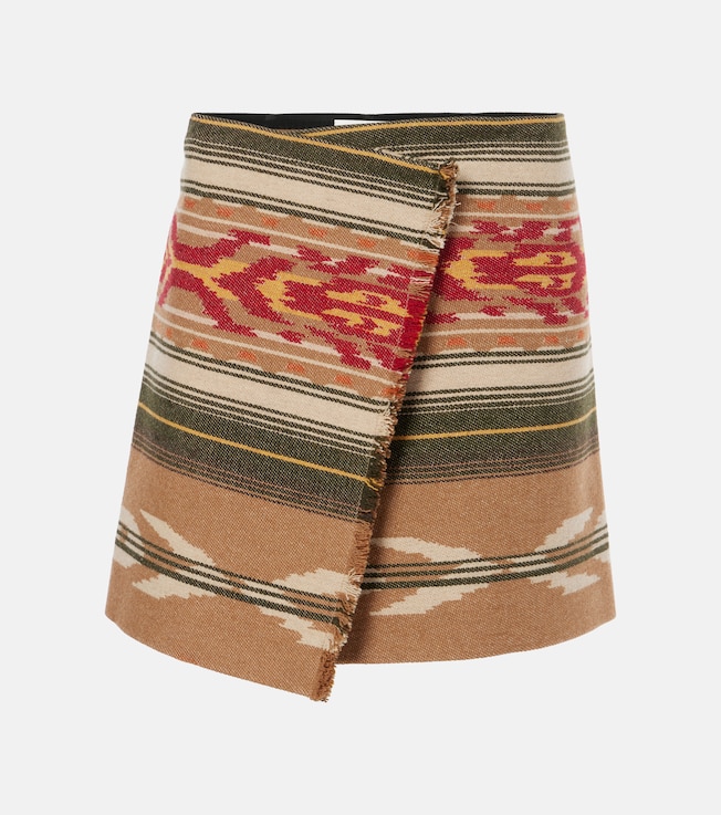 Adelaide fringed wool-blend miniskirt | Marant Etoile