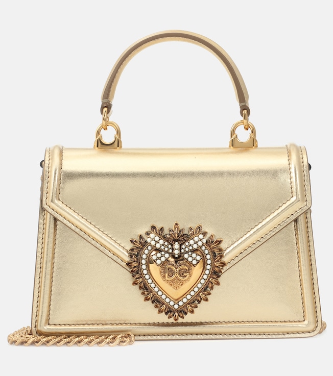 Devotion Small leather shoulder bag | Dolce&Gabbana