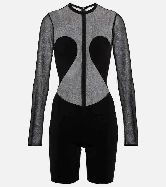 Semi-sheer paneled jumpsuit | Alaïa