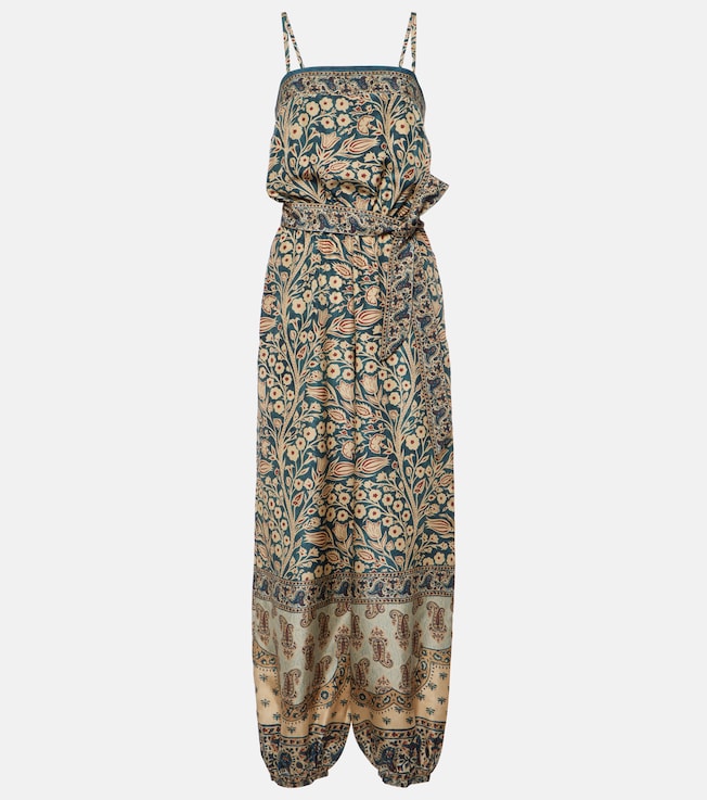 Hede printed silk jumpsuit | Loro Piana