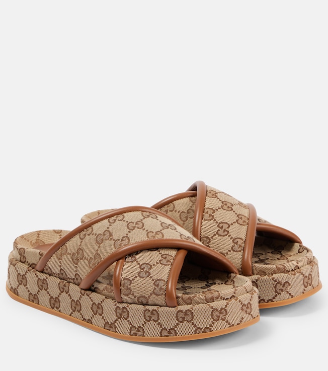 Clarice GG canvas slides | Gucci
