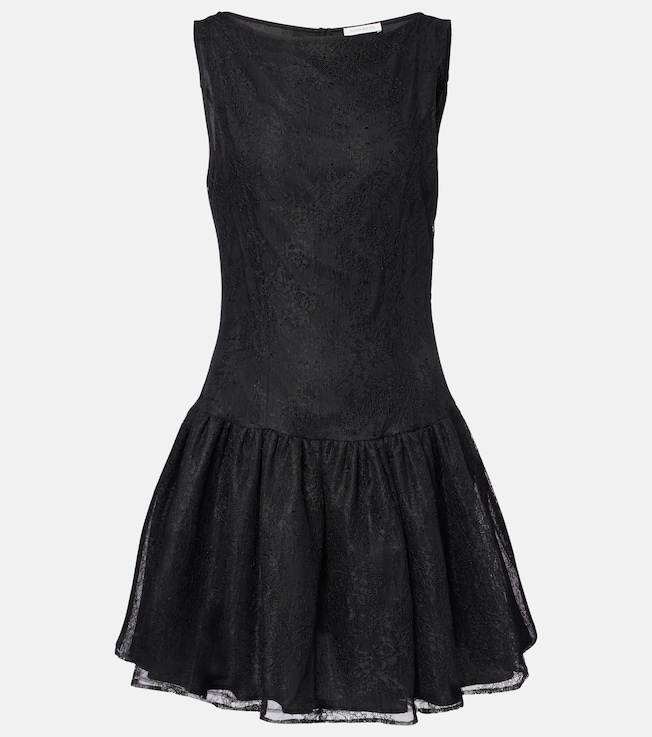Bow-detail lace minidress | Nina Ricci