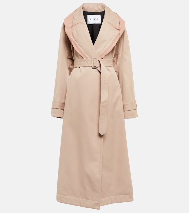 Hooded trench coat | Alaïa