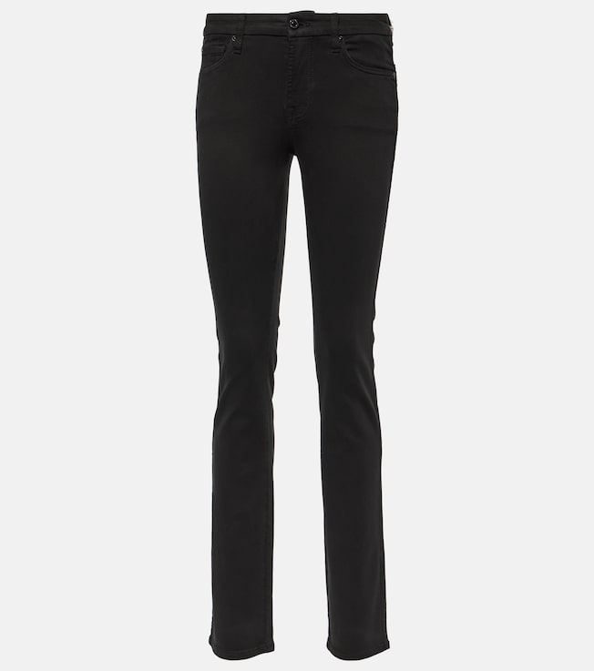 High-rise straight jeans | 7 For All Mankind