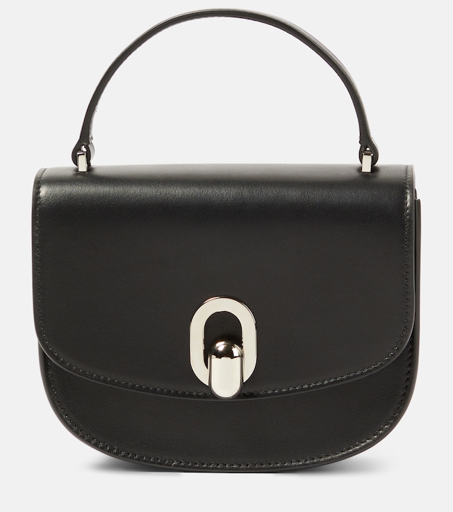 Tondo Mini leather tote bag | Savette