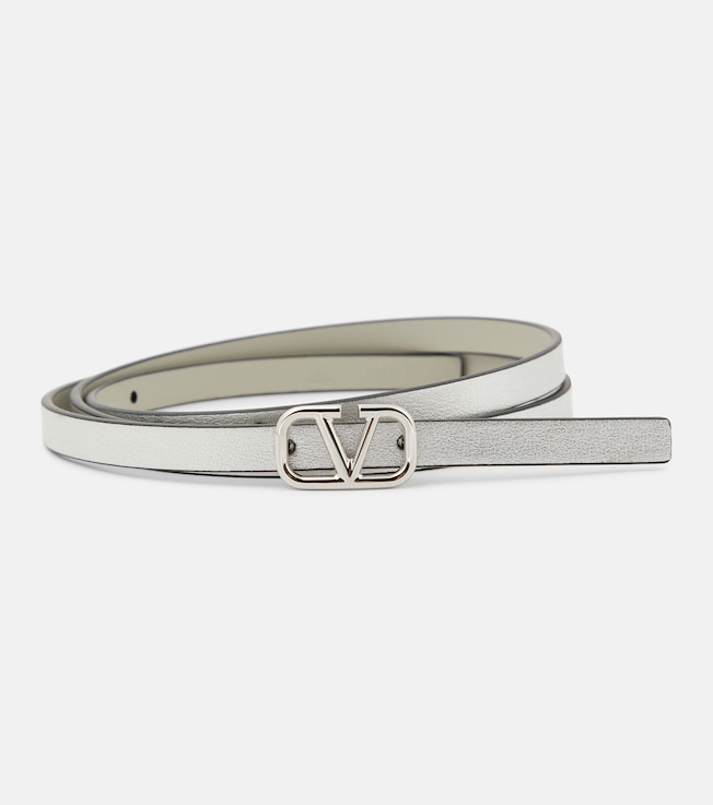VLogo Signature reversible leather belt | Valentino Garavani