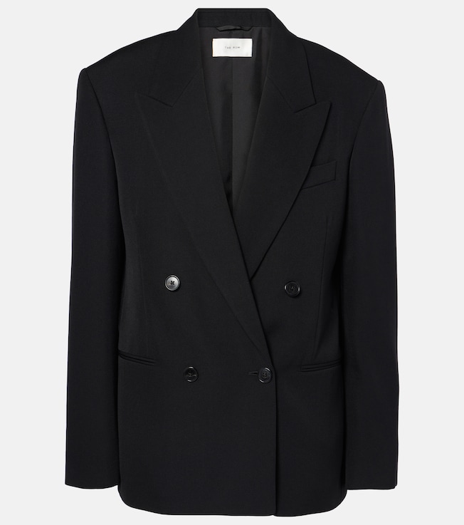 Sandon double-breasted wool blazer | The Row