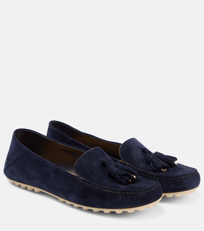 Dot Sole Walk suede driving shoes | Loro Piana
