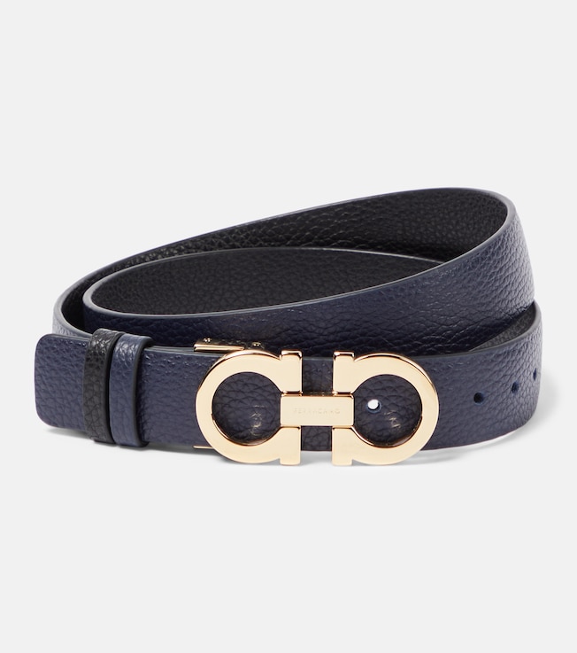 Gancini reversible leather belt | Ferragamo