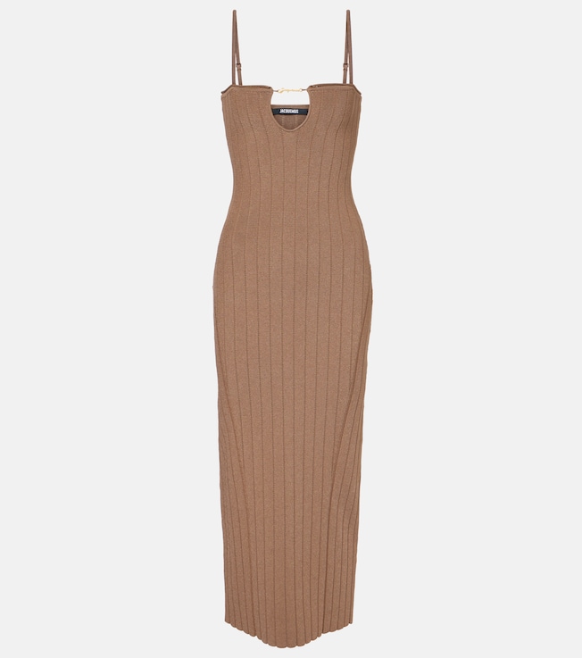 Sierra ribbed-knit midi dress | Jacquemus
