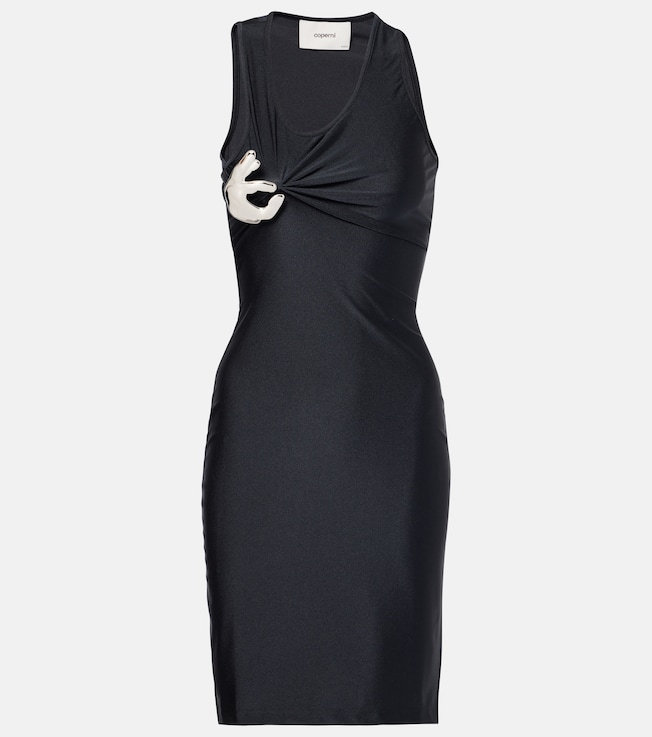 Emoji embellished jersey minidress | Coperni