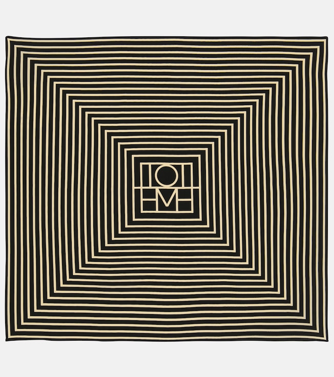 Logo silk scarf | Toteme