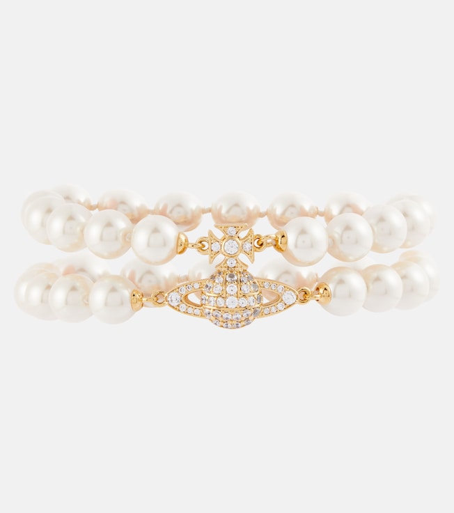 Graziella embellished faux pearl bracelet | Vivienne Westwood