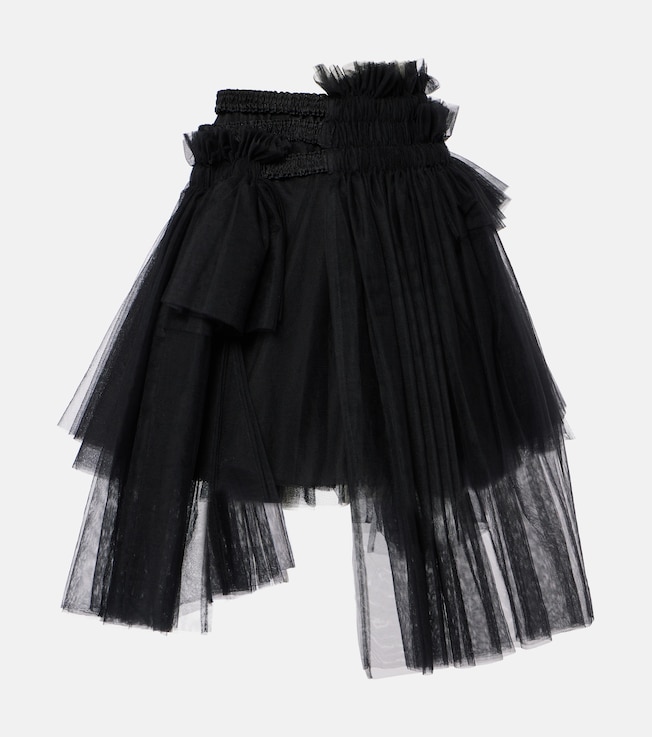 Mesh midi skirt | Noir Kei Ninomiya