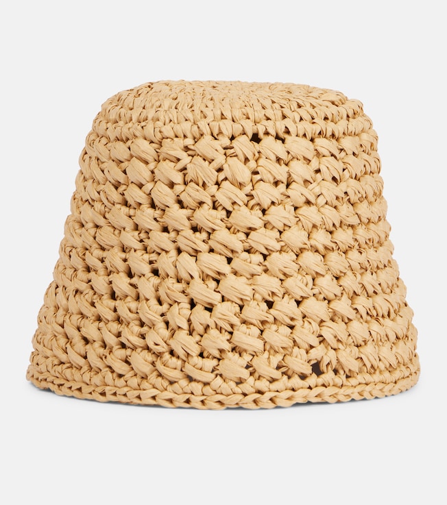 Jasmine raffia bucket hat | Loro Piana