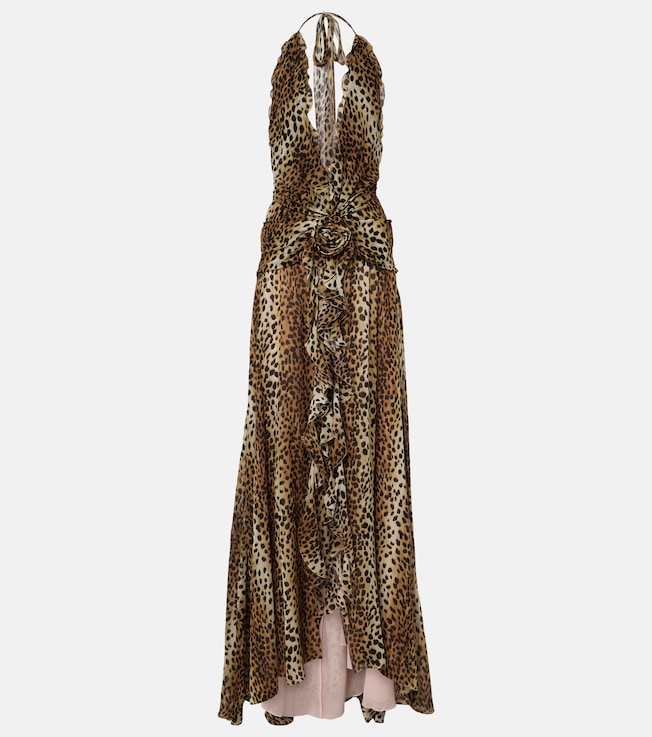 Georg leopard-print maxi dress | Blumarine