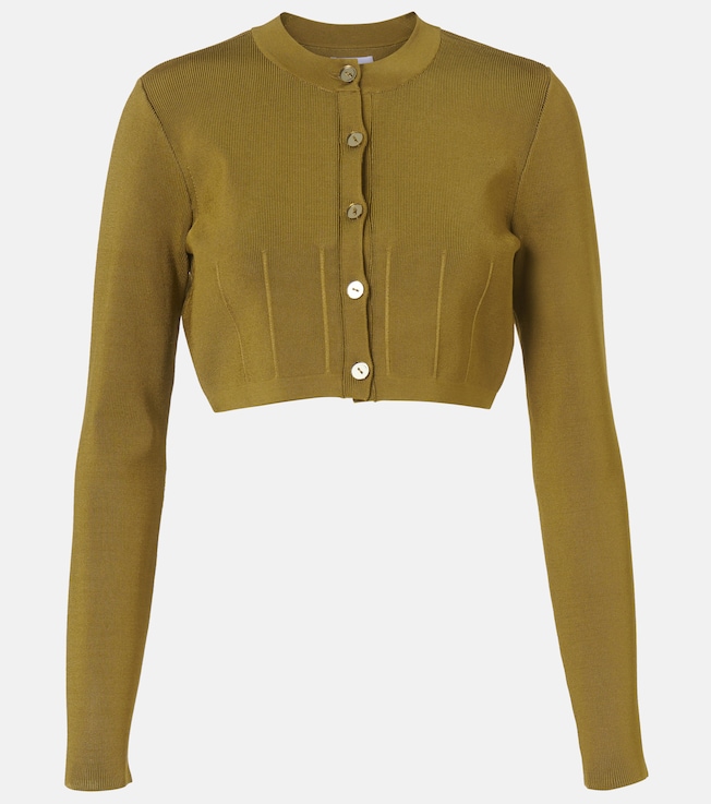 Atalanta cropped cardigan | Galvan