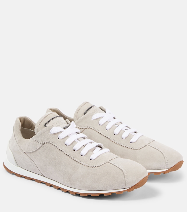 Monili suede sneakers | Brunello Cucinelli